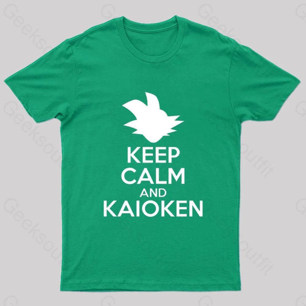 Keep Calm and Kaioken Nerd T-Shirt