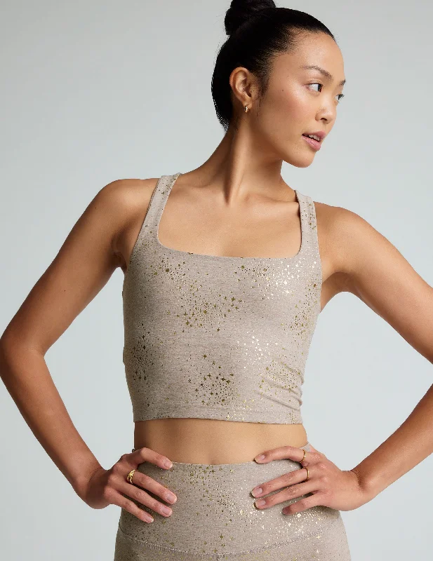 Chai Lucky Stars SoftShine Square Neck Cropped Tank