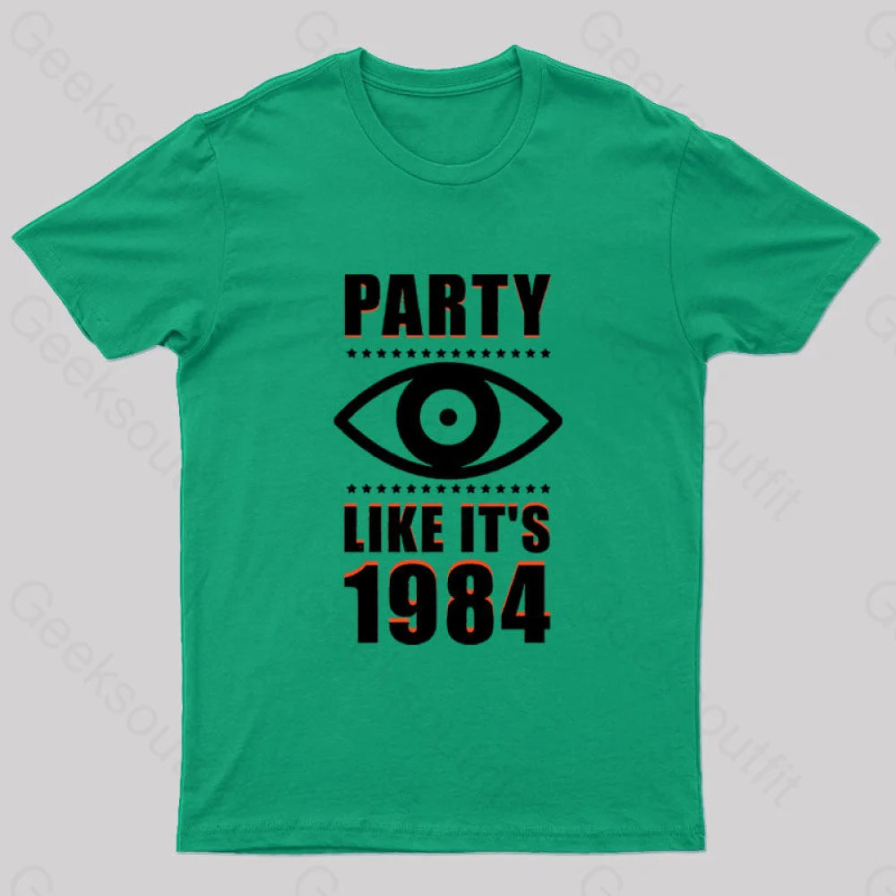 Party Like It's 1984 Geek T-Shirt