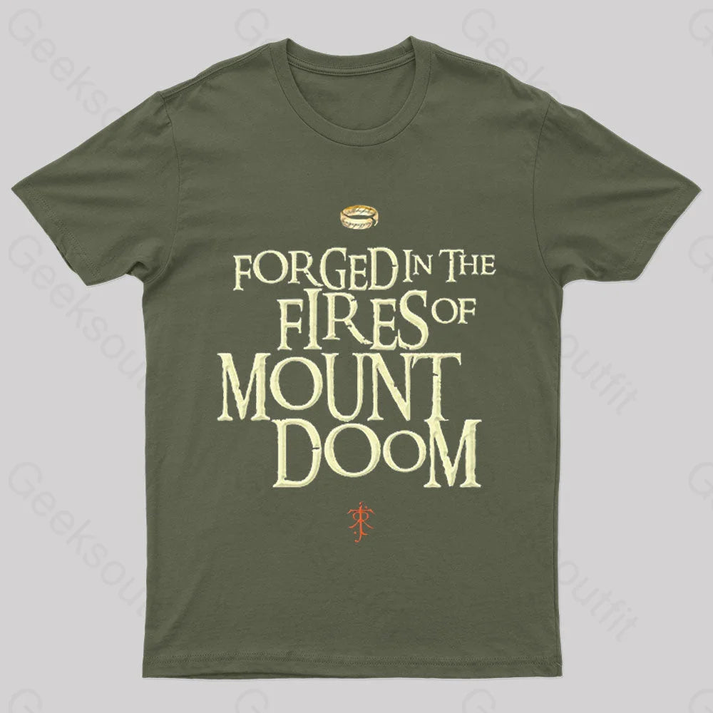 Mount Doom Forged Nerd T-Shirt