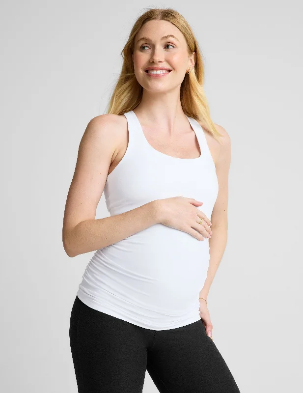 Featherweight Let It Grow Racerback Maternity Tank