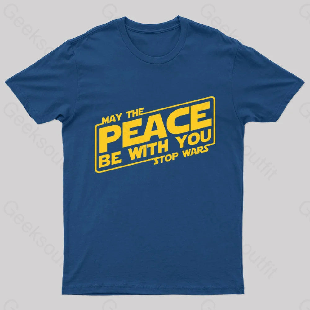 May the Peace Be With You Nerd T-Shirt