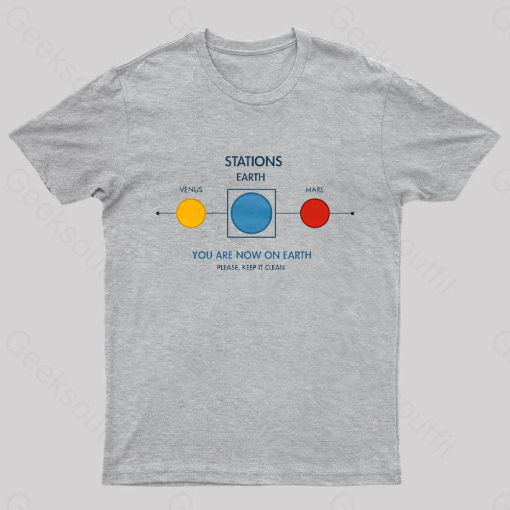 Cosmos Stations Geek T-Shirt