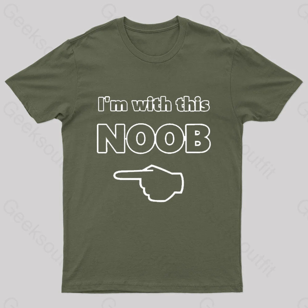 I'm With This Noob Nerd T-Shirt