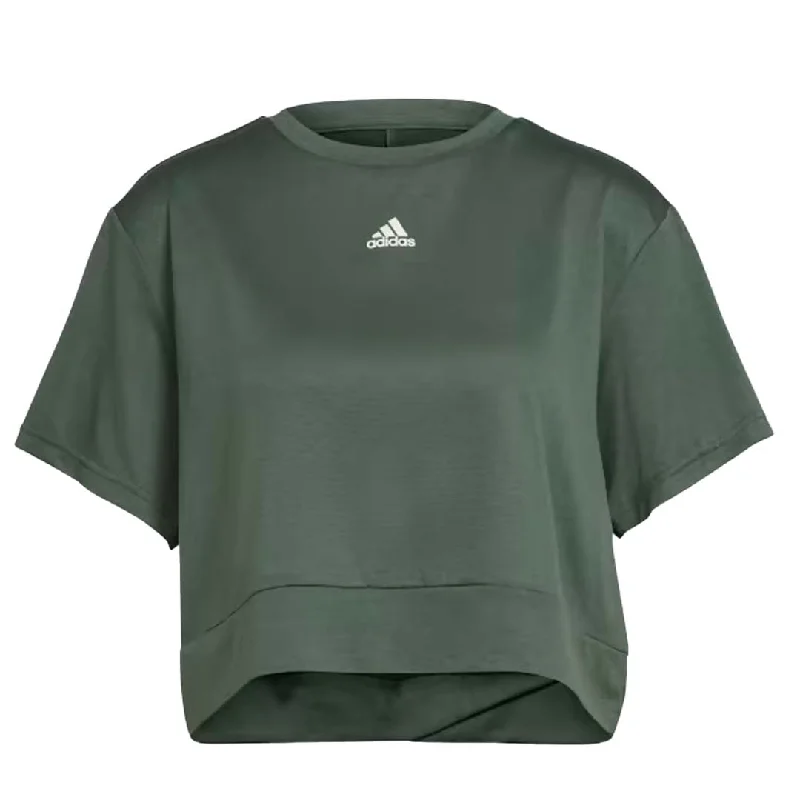 adidas - Women's Aeroready Studio Loose Crop T-Shirt (HM8718)