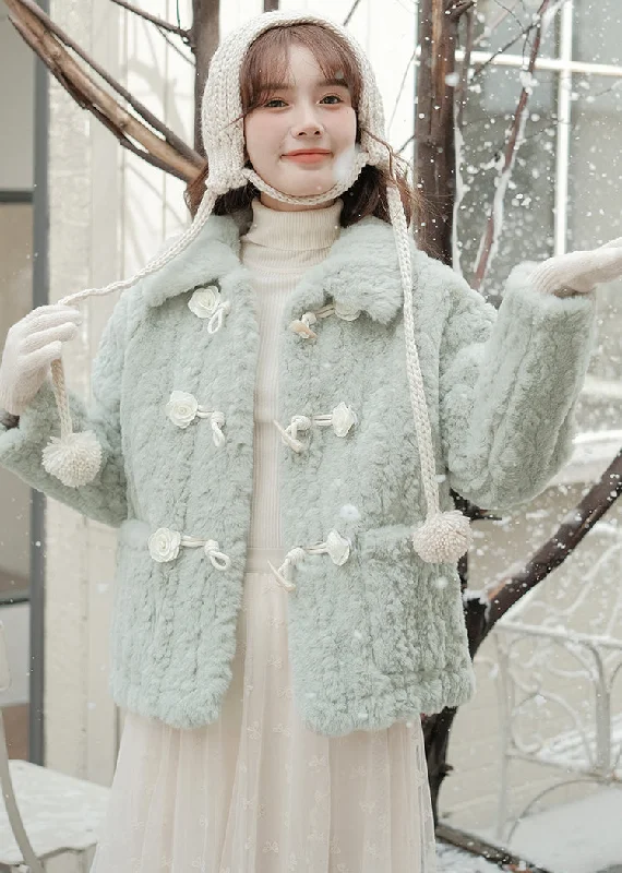 Little Rose Toggle Fur Coat (3 Colors)