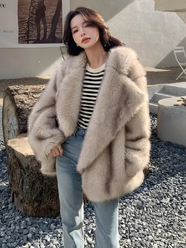 Fluffy Faux Fur Jacket