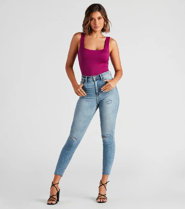 Taylor High Rise Skinny Crop Jeans By Windsor Denim