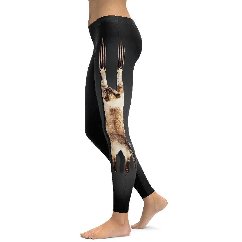 Scratching Cat Leggings