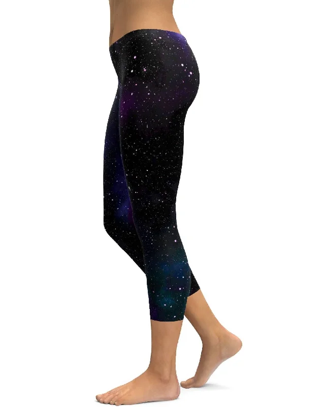 Purple Galaxy Capris