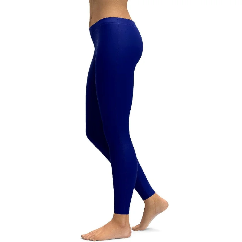 Solid Ocean Blue Leggings