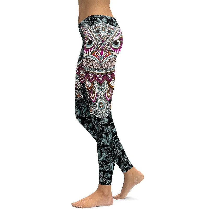 Ornamental Owl Leggings