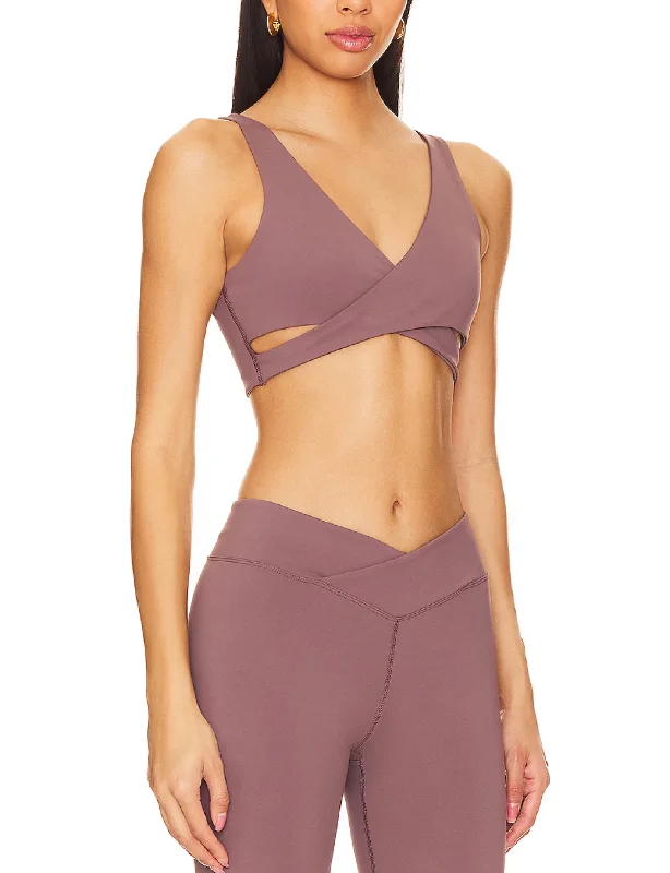 Nubyen Lleida V Neck Wrap Sports Bra