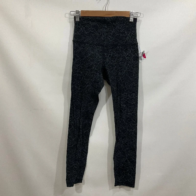 Athletic Leggings By Lululemon In Navy, Size: 4