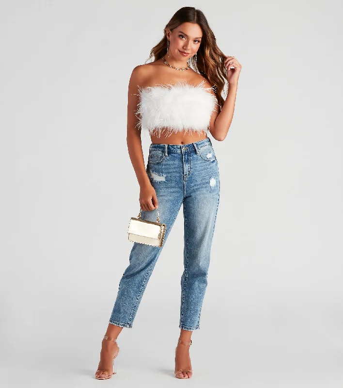 Ella High-Rise Mom Jeans By Windsor Denim