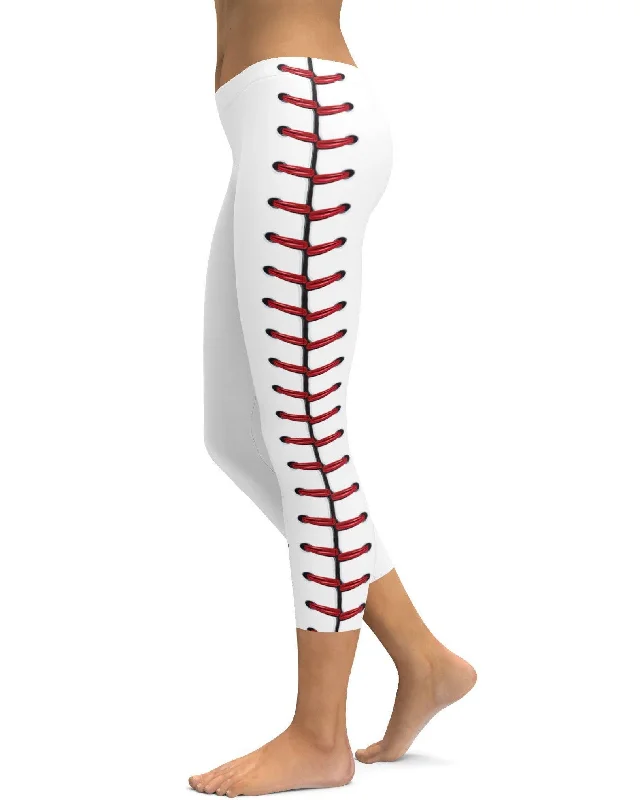 Baseball Stitches Capris