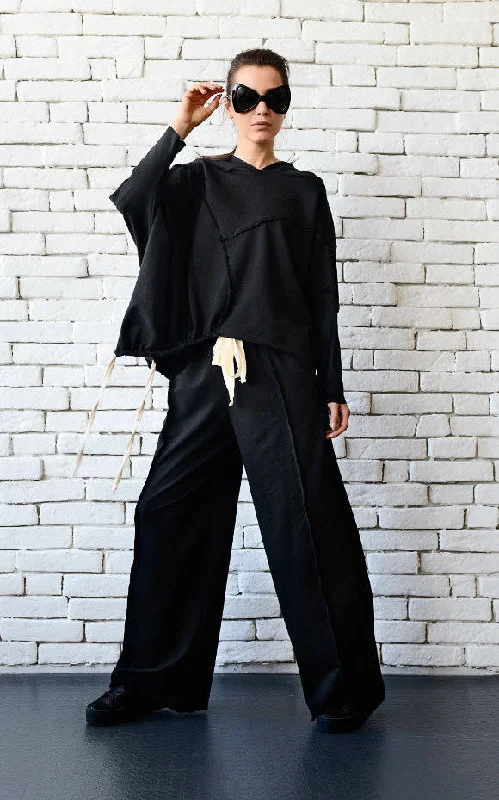 Black Loose Tracksuit