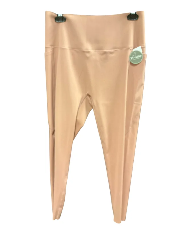 Athletic Leggings By Clothes Mentor In Peach, Size: Xl