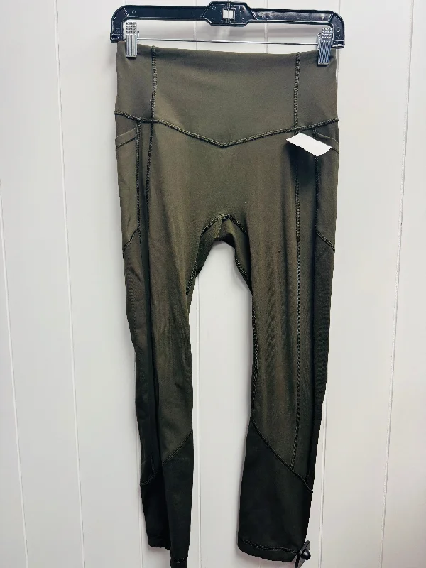 Athletic Leggings By Lululemon In Green, Size: 6