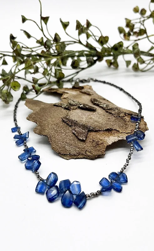 Freeform Kyanite Gemstone Necklace