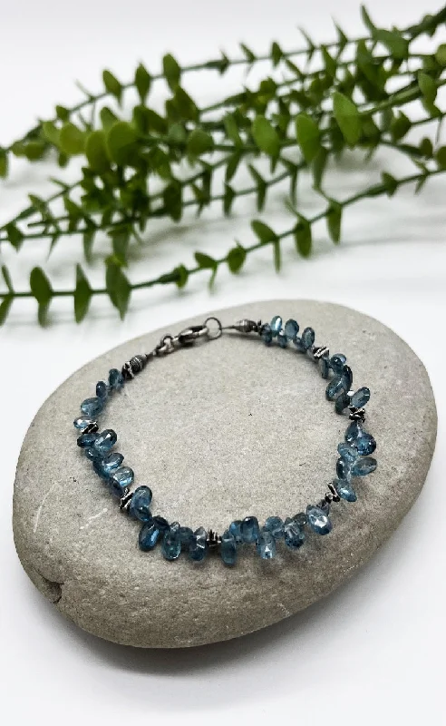 Petite Kyanite Gemstone Bracelet