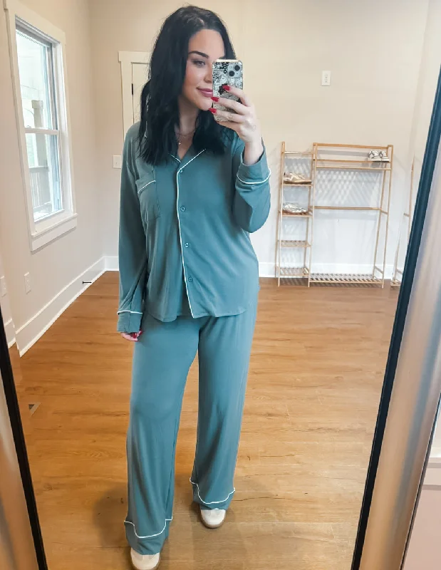 Cozy Cuddles Pajama Set - Ash Jade