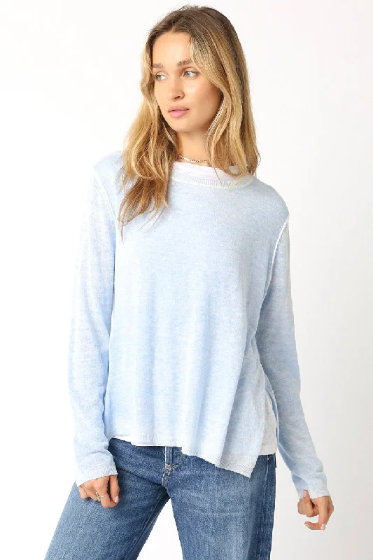 Olivaceous Megan Illusion Sweater