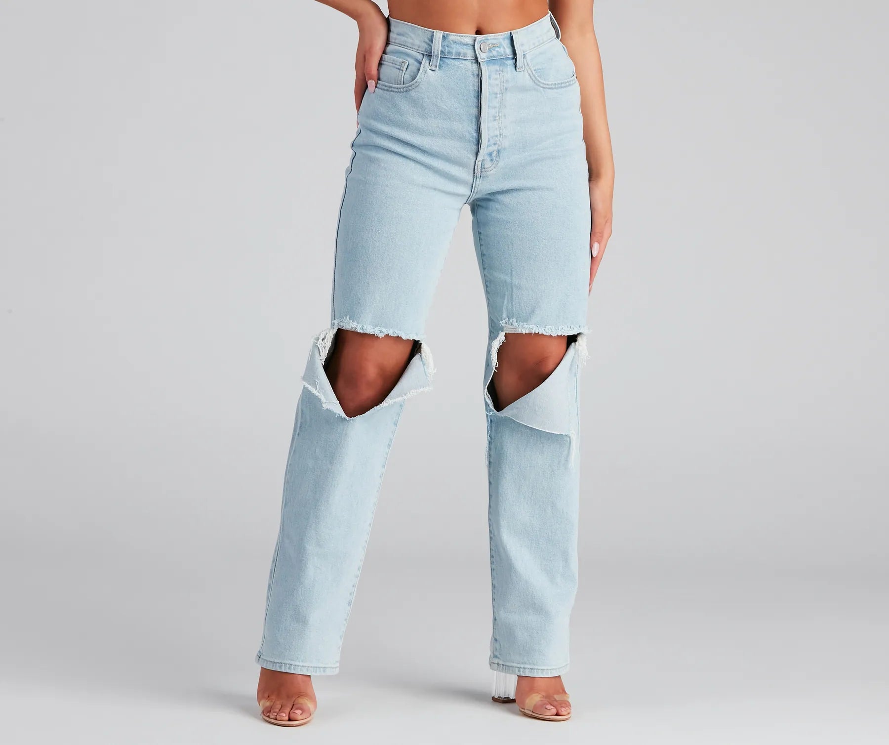 Good Vibes High Rise Boyfriend Jeans