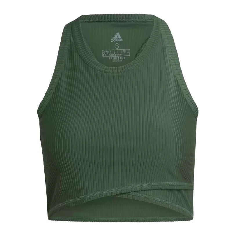 adidas - Women's Yoga Studio Wrapped Ribbed Sports Bra (HP1969)