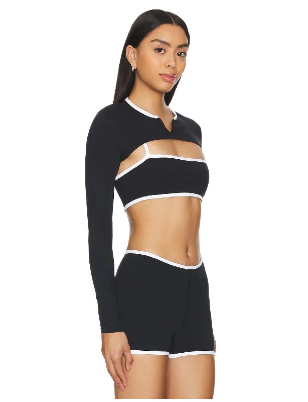 Nubyén Abbot Kinney Double Layer Long Sleeve Top