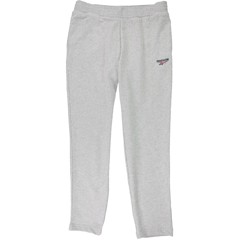 Reebok Womens Vector Sweats Athletic Sweatpants, Grey, Medium