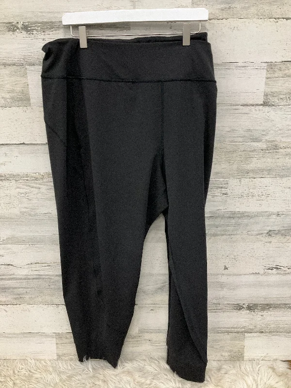 Athletic Leggings By Athleta In Black, Size: 3x