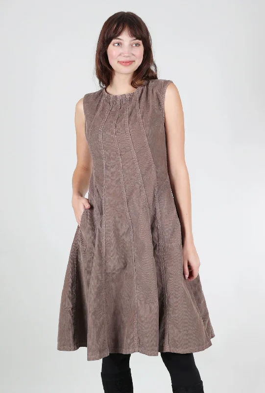 Corduroy New Directions Dress, Cement