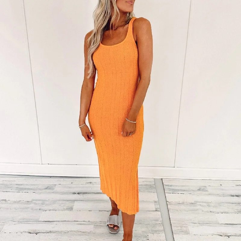 Sunkist Midi Dress