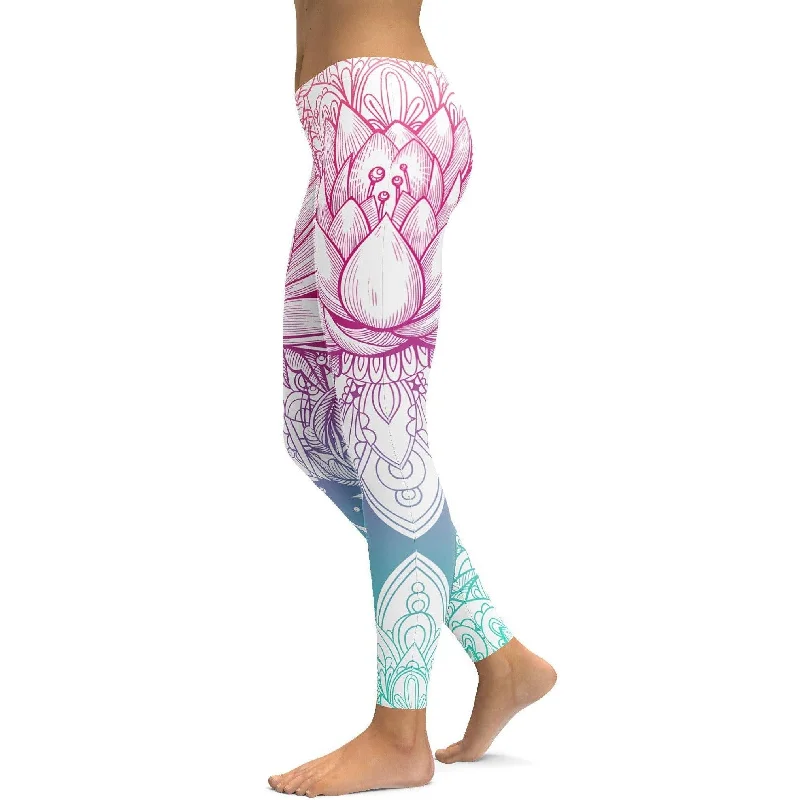 Bright Lotus Leggings