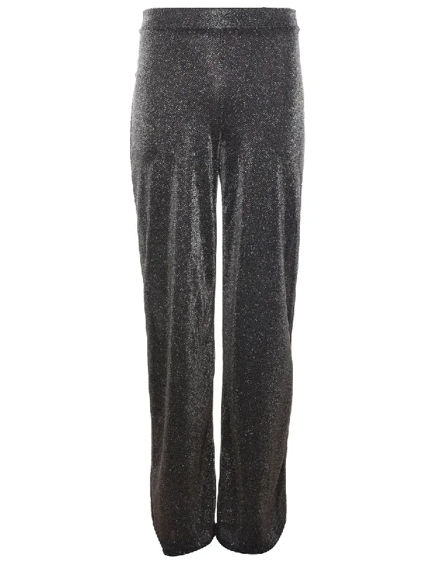 Silver Sparkly Trousers - W25 L31