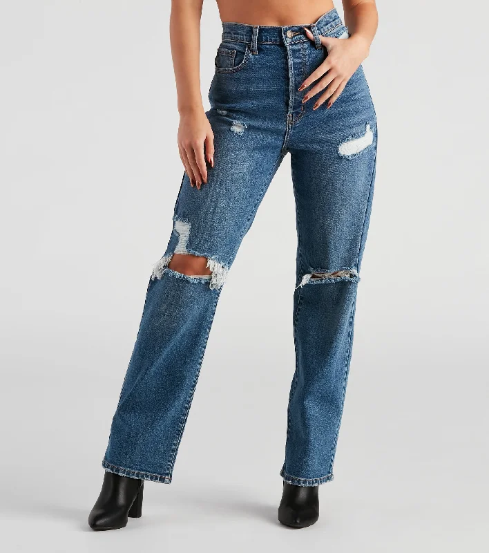 Jay High-Rise Wide Leg Jeans By Windsor Denim