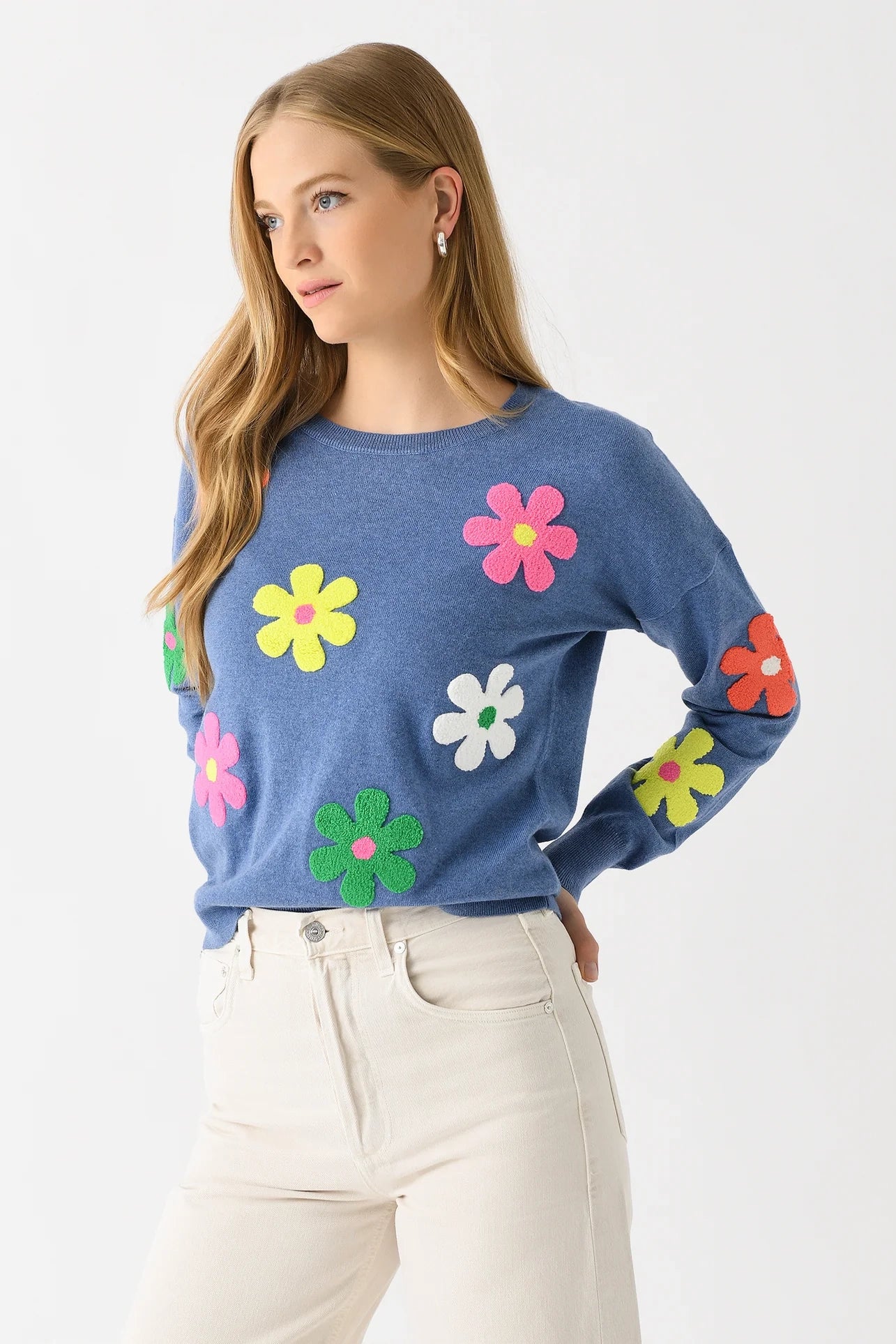 J. Society Daisy Crew Sweater