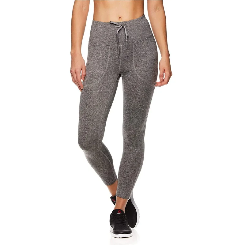 Reebok Womens Momentum Capri Compression Athletic Pants