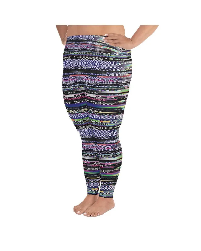 Glitch Plus Size Leggings