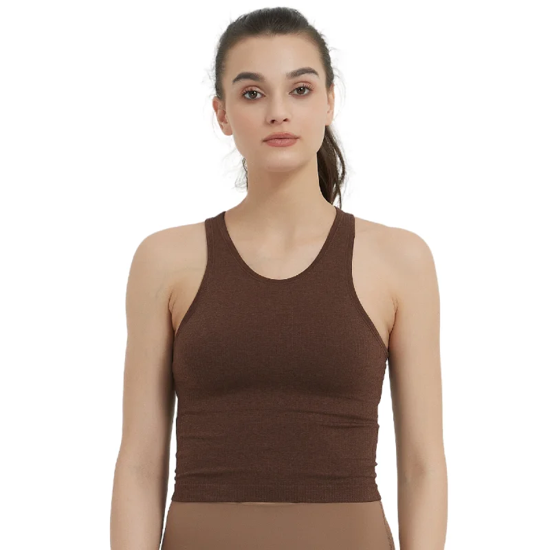 Racerback Tank Brown