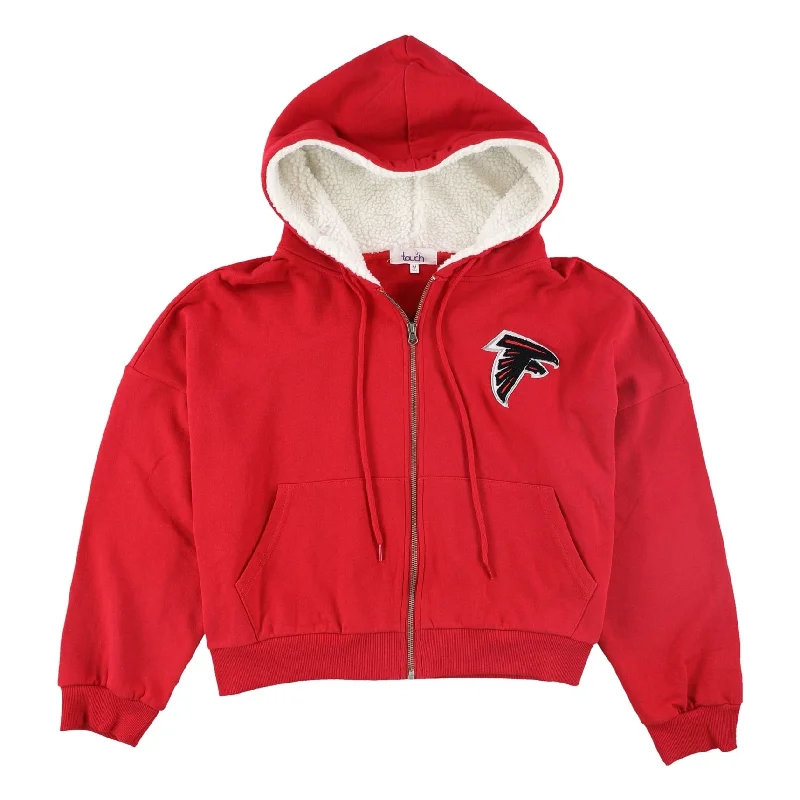 Touch Womens Atlanta Falcons Hoodie Sweatshirt, Red, Medium