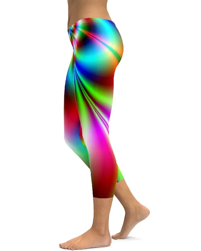 Psychedelic Neon Capris