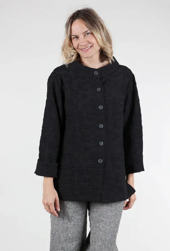 Hazel Strata Jacket, Onyx