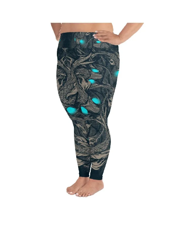 Night Fish Plus Size Leggings