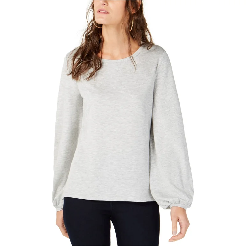 I-N-C Womens Balloon-Sleeve Sweatshirt