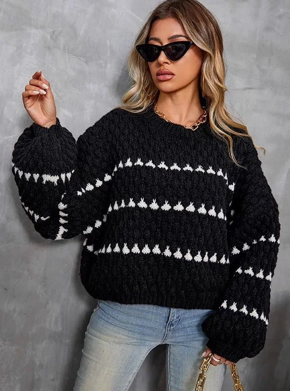 Oversized Chunky Knit Sweater *Online Only*