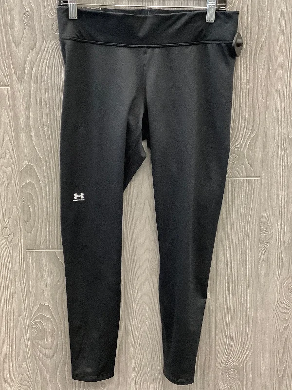 Athletic Leggings By Under Armour In Black, Size: L